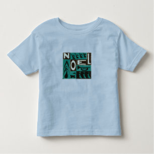 T-shirt Pour Les Tous Petits Impression bloc Vintage Noeud vert