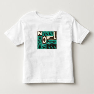 T-shirt Pour Les Tous Petits Impression bloc Vintage Noeud vert