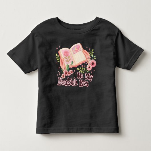 T-shirt Pour Les Tous Petits In my Bookish Era Pink (Devant)