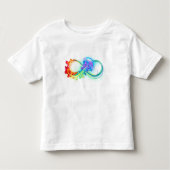 T-shirt Pour Les Tous Petits Infinity avec Rainbow Jellyfish (Devant)