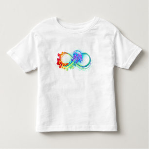 T-shirt Pour Les Tous Petits Infinity avec Rainbow Jellyfish