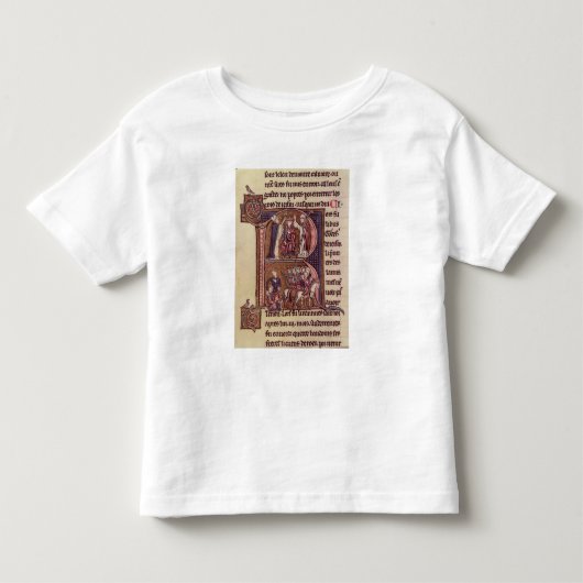 T-shirt Pour Les Tous Petits Initiale 'R de Historiated (Devant)