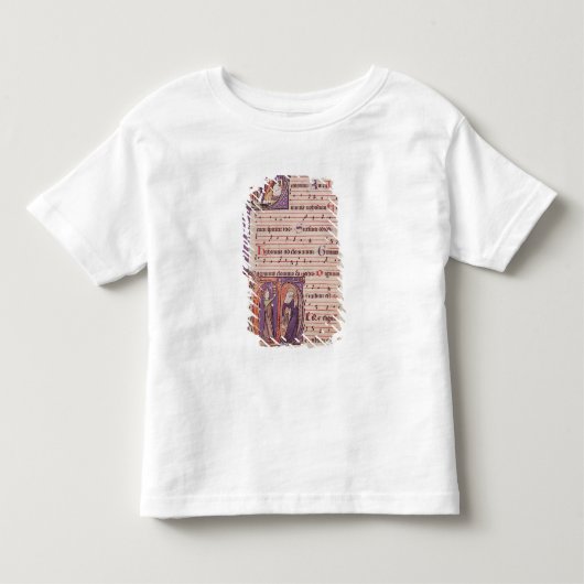 T-shirt Pour Les Tous Petits Initiales 'P de Historiated (Devant)