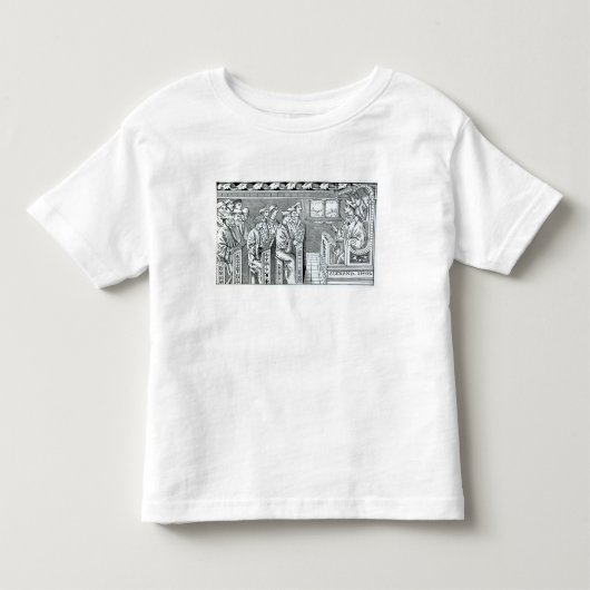 T-shirt Pour Les Tous Petits Intérieur d'une école (Devant)