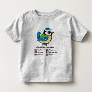 T-shirt Pour Les Tous Petits International de mésange bleue