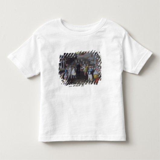 T-shirt Pour Les Tous Petits Interprètes de rue au carnaval Populaire (Devant)
