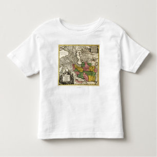 T-shirt Pour Les Tous Petits IranPanoramic MapIran