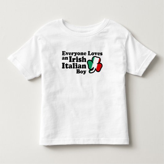 T-shirt Pour Les Tous Petits Irish Italian Boy (Devant)
