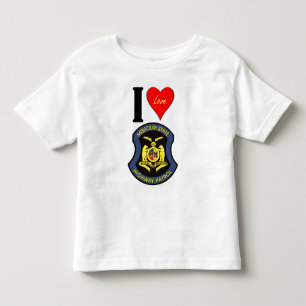 T-shirt Pour Les Tous Petits J'adore la MSHP