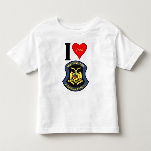 T-shirt Pour Les Tous Petits J'adore la MSHP (Devant)