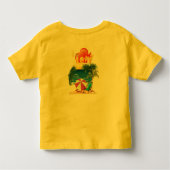 T-shirt Pour Les Tous Petits J'adore la plage en été (Dos)