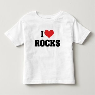T-shirt Pour Les Tous Petits J'adore les roches - Géologie des roches Amateur d