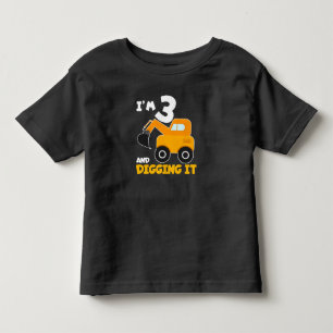T-shirt Pour Les Tous Petits J'ai 3 ans et je le creuse