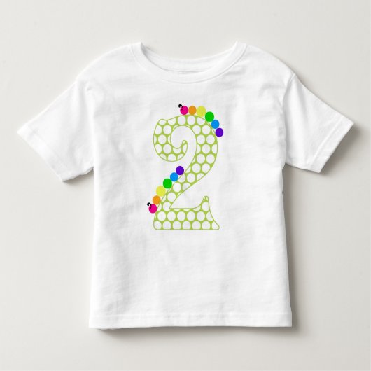 T-shirt Pour Les Tous Petits J'ai DEUX ans (Devant)
