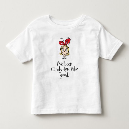 T-shirt Pour Les Tous Petits J'Ai Été Cindy-Lou Qui Bon (Devant)