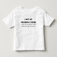"J'ai le nez de ma grand-mère" Enfants/Chemises bé
