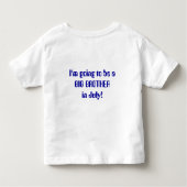 T-shirt Pour Les Tous Petits J'ai un secret pour Noël... (Dos)