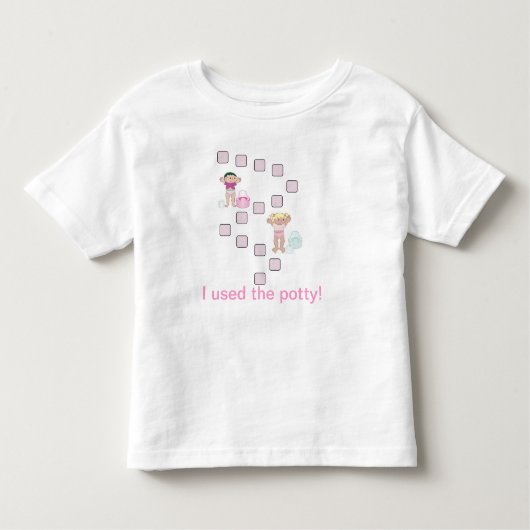 T-shirt Pour Les Tous Petits "J'ai utilisé la poterie !" Chemise de récompense  (Devant)