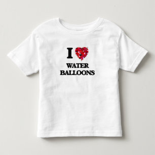 T-shirt Pour Les Tous Petits J'aime des ballons d'eau