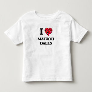 T-shirt Pour Les Tous Petits J'aime des boules de Matzoh