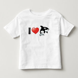 T-shirt Pour Les Tous Petits J'aime des orques