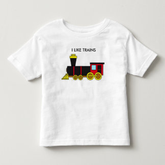 T-shirt Pour Les Tous Petits J'aime des trains