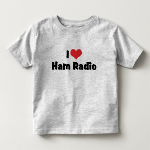 T-shirt Pour Les Tous Petits J'aime la radio amateur Heart Ham - Amateur Radio 