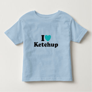 T-shirt Pour Les Tous Petits J'aime le ketchup