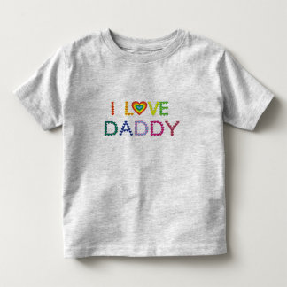 T-SHIRT POUR LES TOUS PETITS J'AIME LE PAPA