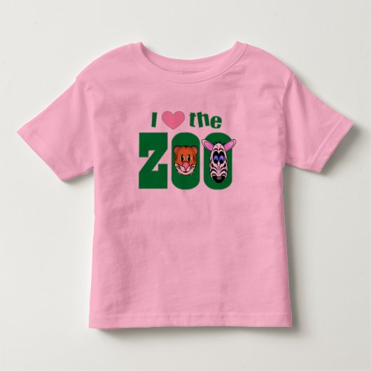 T-shirt Pour Les Tous Petits J'aime le ZOO (Devant)