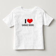 J'aime les portes de garage Cœur rouge cadeau drôl