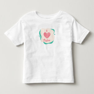 T-shirt Pour Les Tous Petits j'aime ma soeur