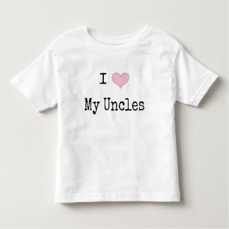 T-shirt Pour Les Tous Petits J'Aime Mes Oncles