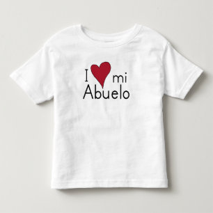 T-shirt Pour Les Tous Petits J'aime mon Abuelo
