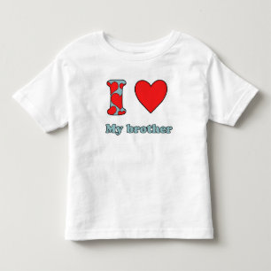 T-shirt Pour Les Tous Petits J'aime mon frère