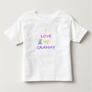 T-shirt Pour Les Tous Petits J'Aime Mon Grammy