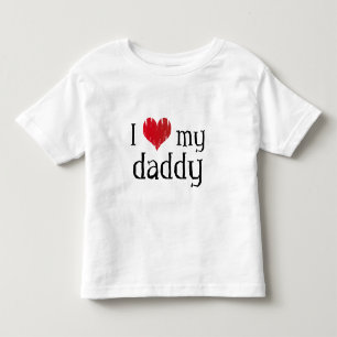 T-shirt Pour Les Tous Petits J'aime mon papa