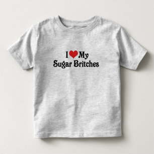 T-shirt Pour Les Tous Petits J'aime mon Sugar Britches