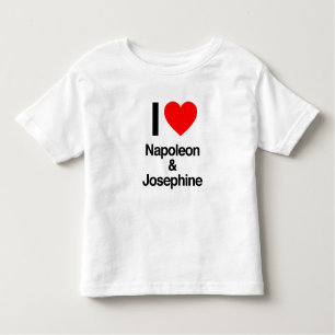 T-shirt Pour Les Tous Petits j'aime Napoléon et joséphine