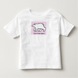 T-shirt Pour Les Tous Petits J'aime OURS POLAIRES -Graphique animal- Arctique