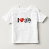 T-shirt Pour Les Tous Petits J'aime sergent-major (Devant)