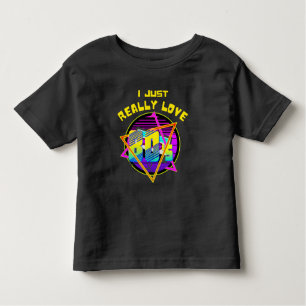 T-SHIRT POUR LES TOUS PETITS J'AIME VRAIMENT LES 80S