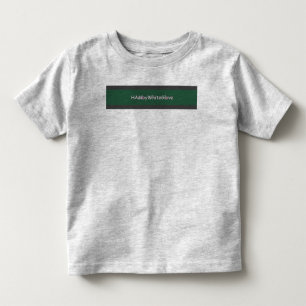 T-shirt Pour Les Tous Petits JAM gris Toddler/vert par WhiteGlove jersey fin T