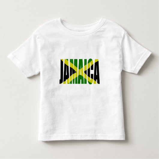 T-shirt Pour Les Tous Petits Jamaïque et Flag (Devant)