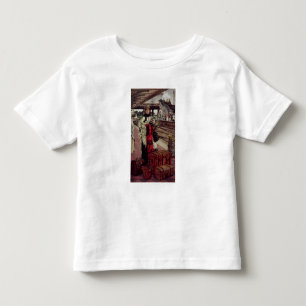 T-shirt Pour Les Tous Petits James Tissot attendant à la station