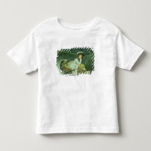 T-shirt Pour Les Tous Petits James Tissot Jeune femme dans un bateau, ou réfl