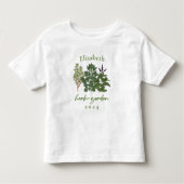 T-shirt Pour Les Tous Petits Jardin aux herbes (Devant)