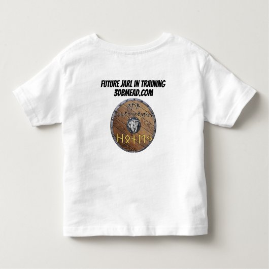 T-shirt Pour Les Tous Petits Jarl en formation (Dos)