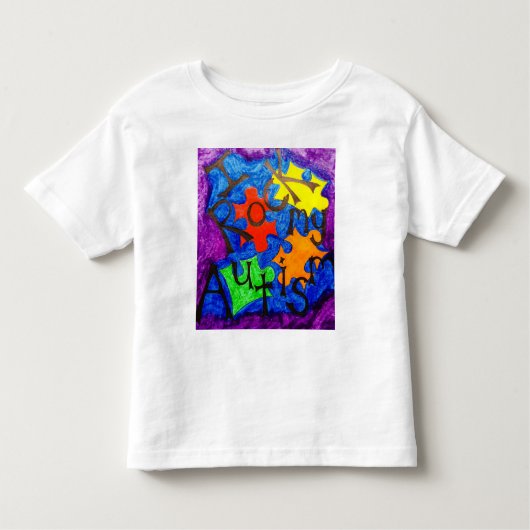 T-shirt Pour Les Tous Petits Je bascule mon autisme (Devant)