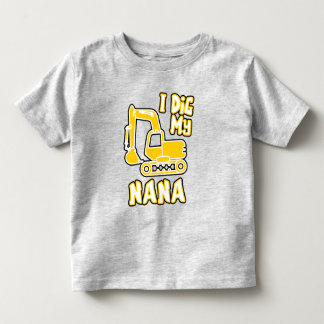 T-shirt Pour Les Tous Petits Je Creuse Ma Nana